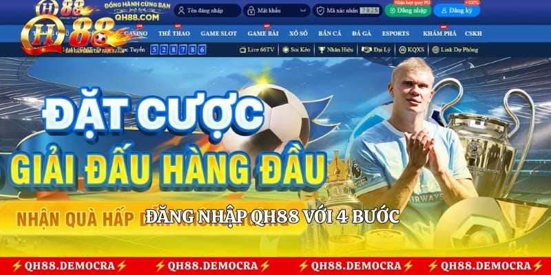 Đăng nhập QH88 với 4 bước